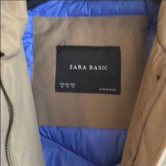 Zara SzM Green Parka Puffer Coat - Picture 14 of 14